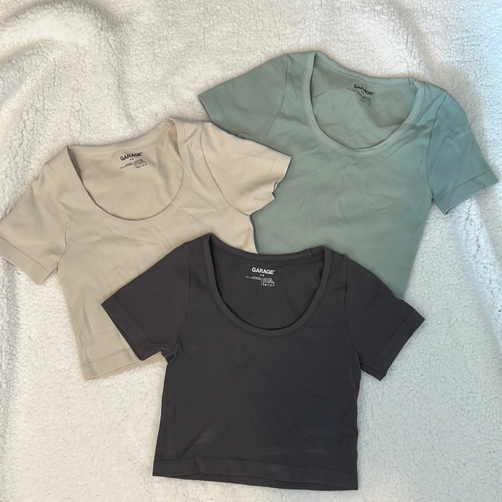 Seamless basic tops